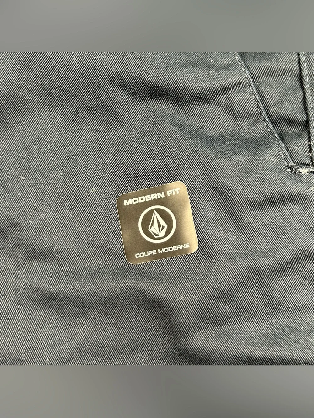 NWT Volcom Repreve Shorts Mens 34x9 Dark Navy Frickin Stacker Modern Fit Chinos